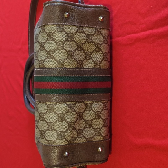Gucci Sherry Line Boston Bag Speedy 2-Way Satchel Authenticated - Picture 9 of 17